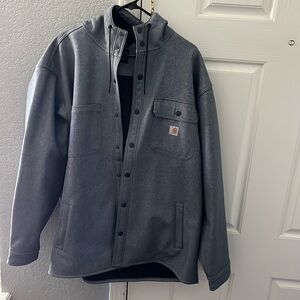 Carhartt Men's Large Rain Defender Relaxed Fit Heavyweight Hooded